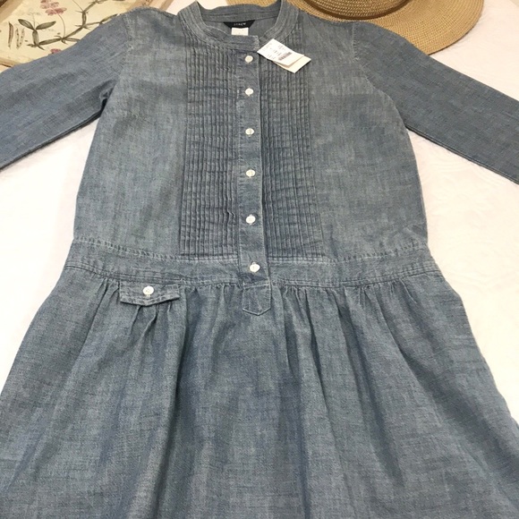 NWT J. Crew Sundrine Chambray Shirt Dress - Picture 10 of 16